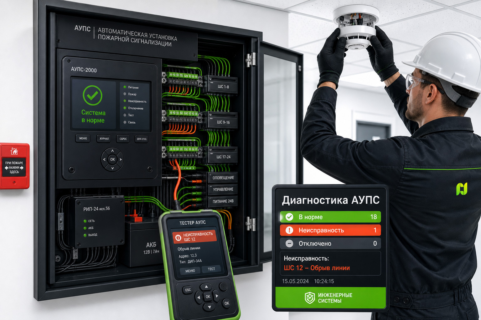 АПС и система оповещения СОУЭ