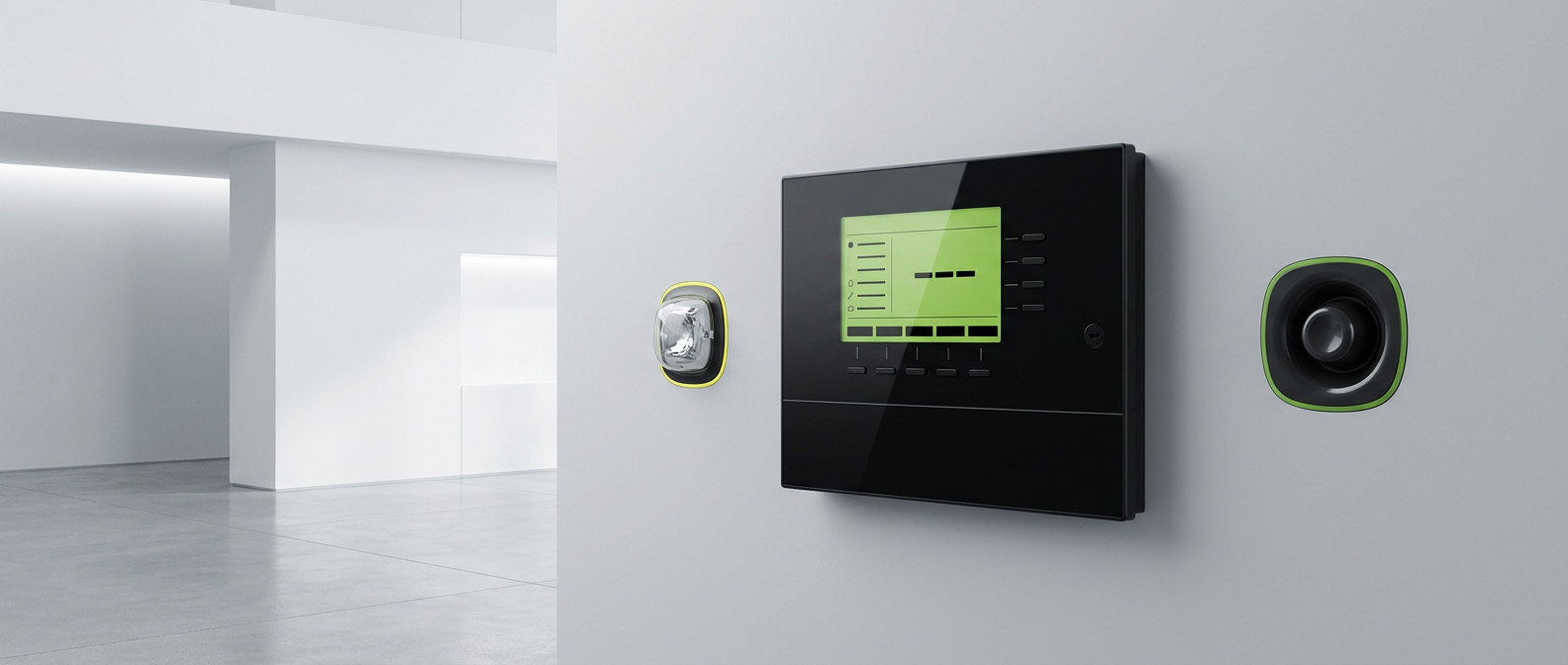 Панель управления и оповещение в системе АПС