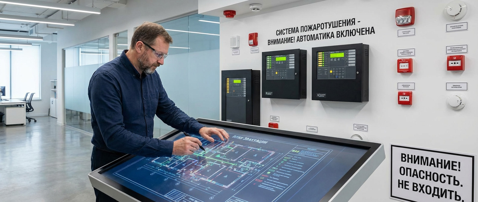 Согласование систем пожарной сигнализации и пожаротушения