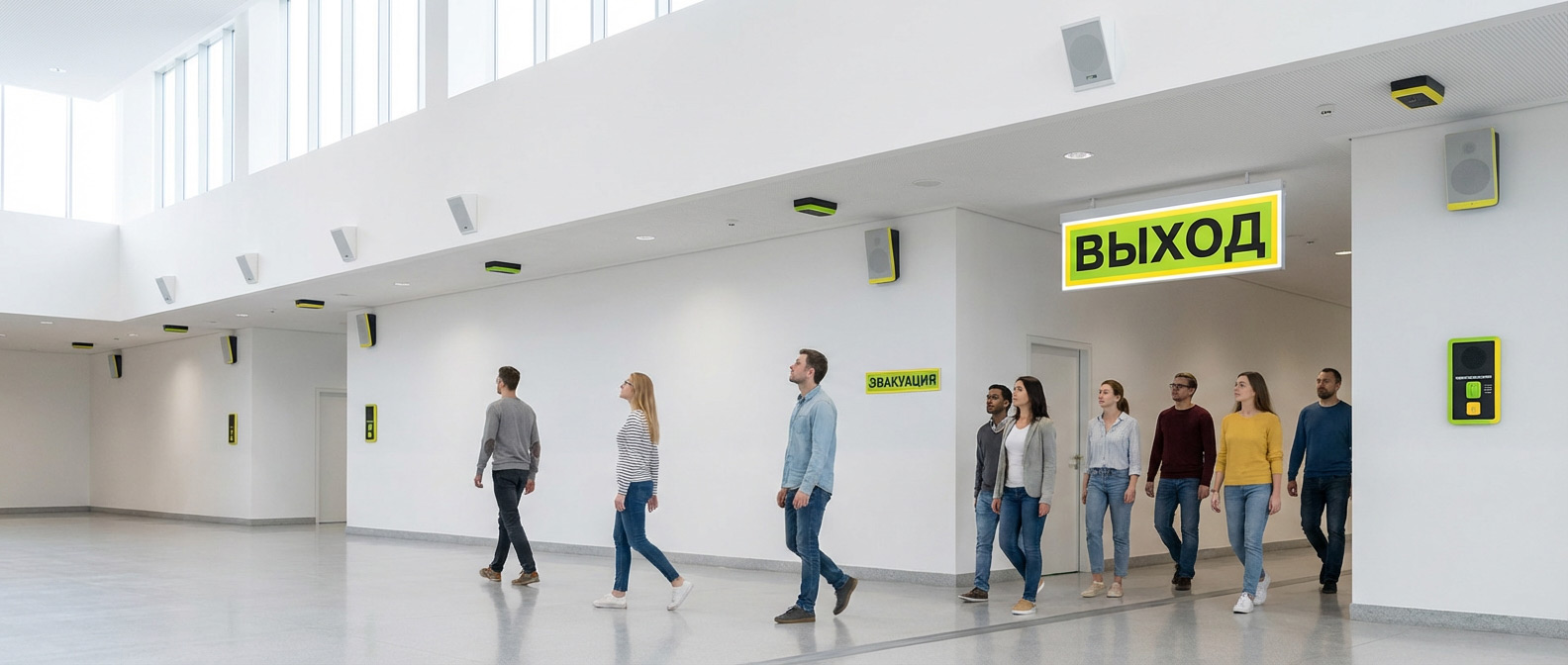 Речевые оповещатели и громкоговорители в СОУЭ