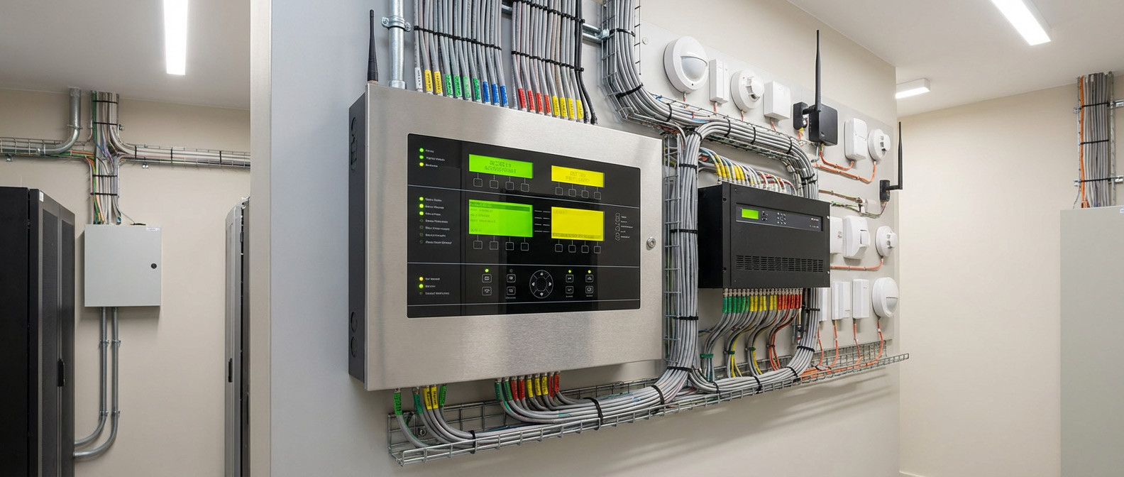 Панель управления охранной сигнализацией