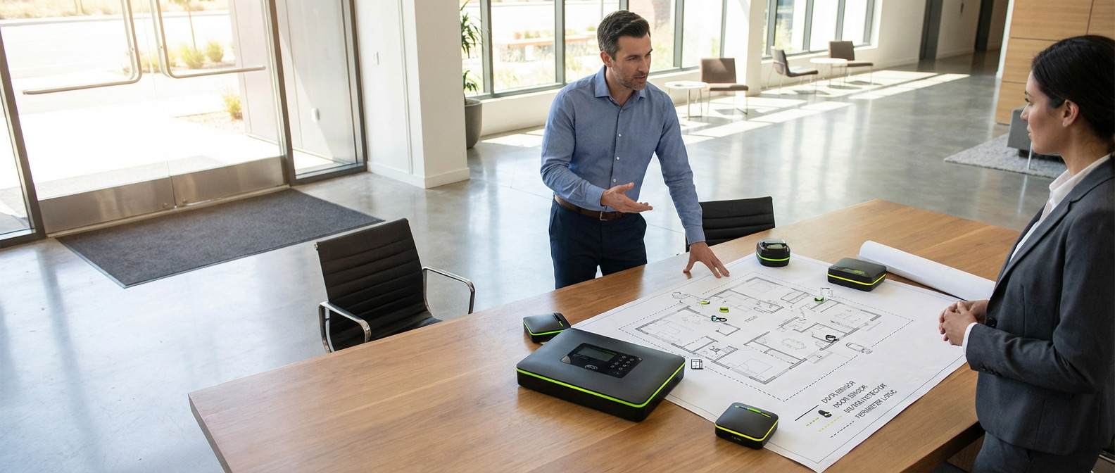 Установка охранной сигнализации на объекте