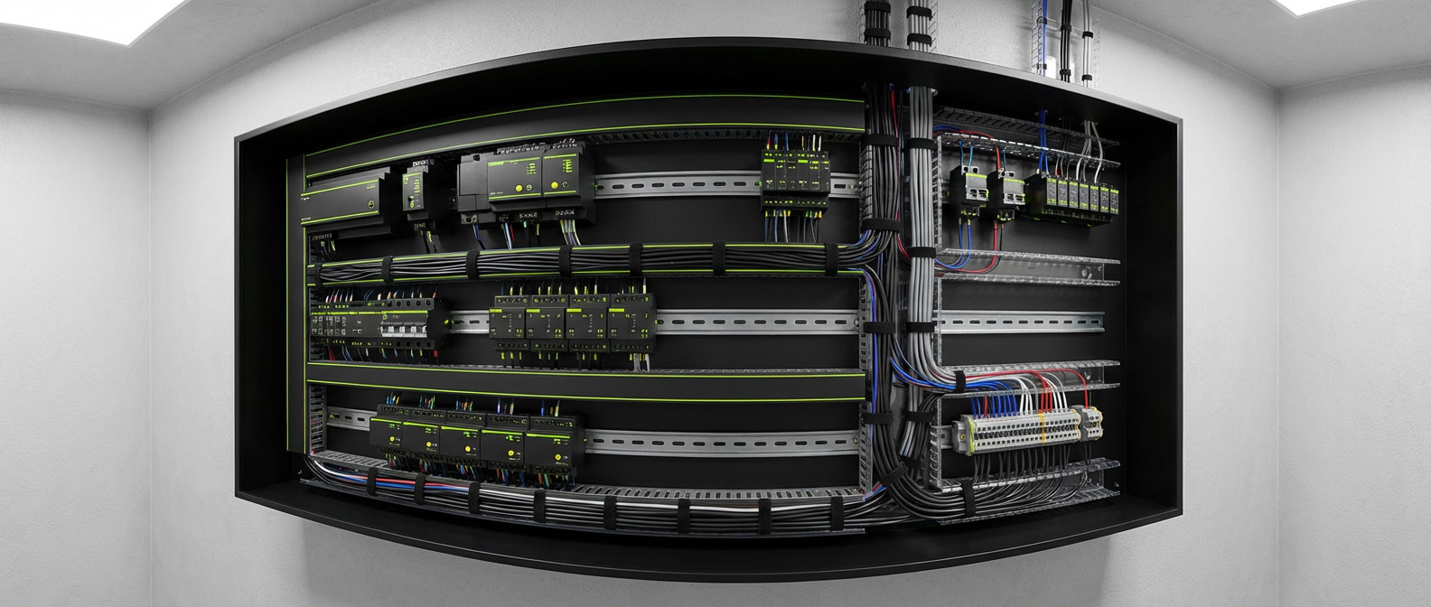 Панель и шкаф охранной сигнализации