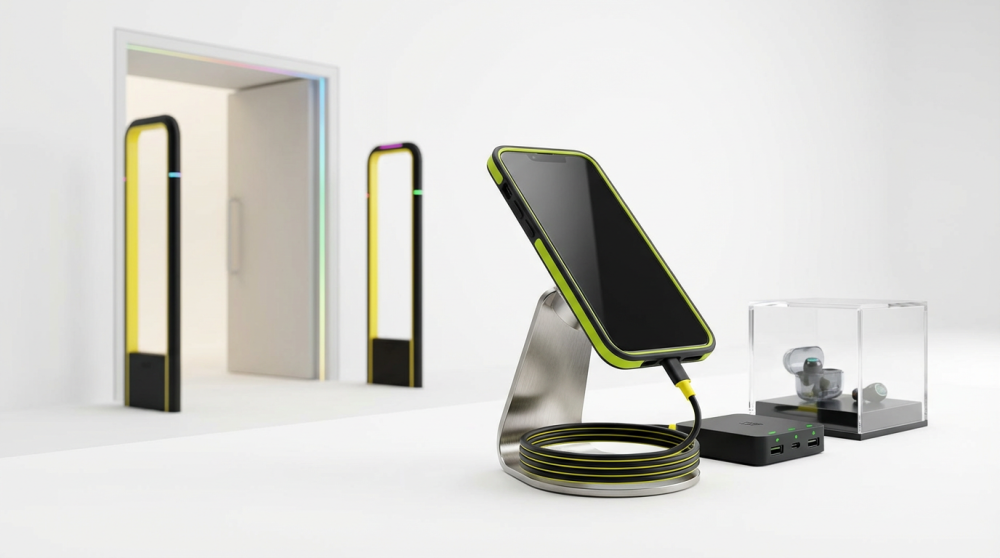 Иллюстрация к статье Антикражное оборудование LHT: выбор решений для витринной защиты в блоге Ракурс безопасности