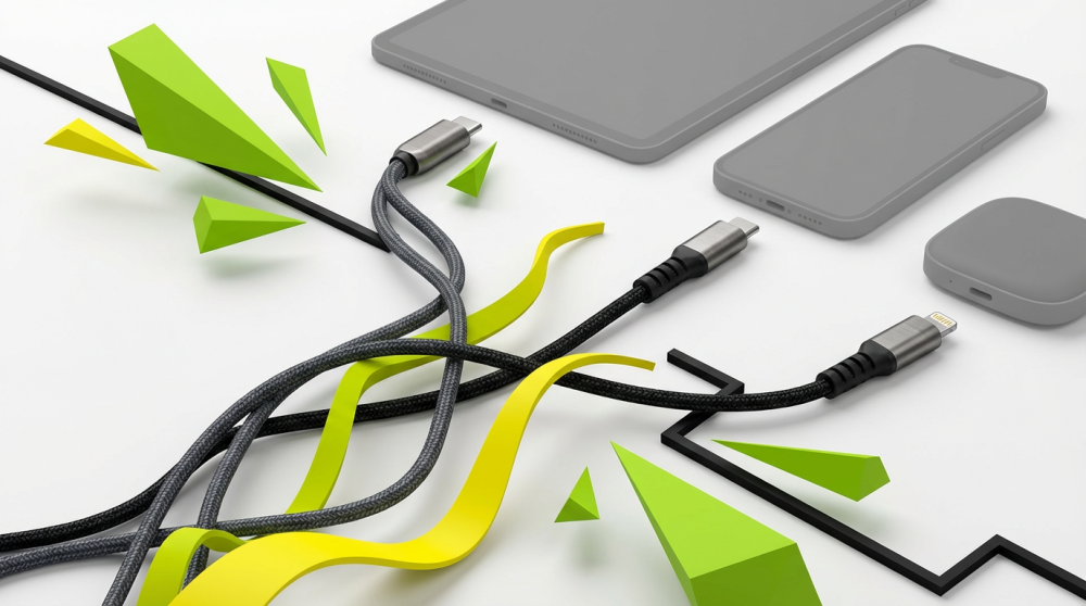 Иллюстрация к статье Антикражные кабели по устройствам и разъёмам: что выбрать для USB-C / Lightning и смешанного парка демо-устройств  в блоге Ракурс безопасности
